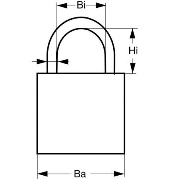 Cadenas à code Abus 50mm