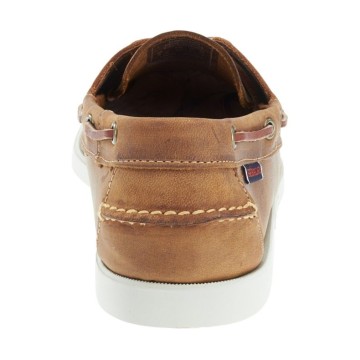 Chaussures bateau en cuir Sebago Docksides, Brun