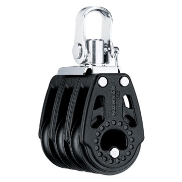 Harken Carbo Dreifachblock mit Wirbel 29mm