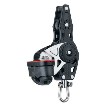 Harken 40mm Carbo Violinblock mit Klemme und Hundsfott