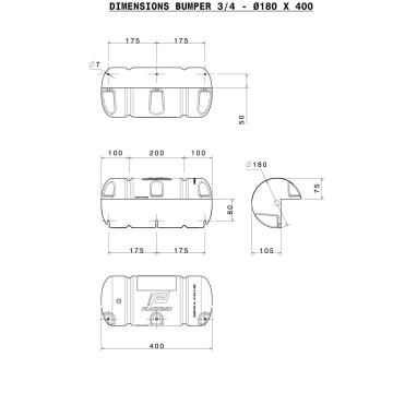 Plastimo Bumper® 3/4 standard