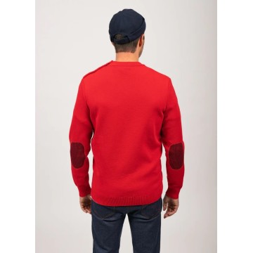 Saint James Seemanns Pullover Herren, Dinan, Rot