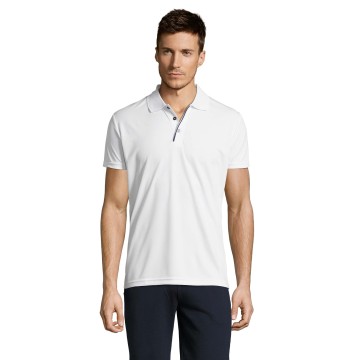 Polo fast dry weiß Performer Men