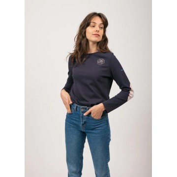 Tee-Shirt Femme Lausanne Navy/Ecume Saint-James