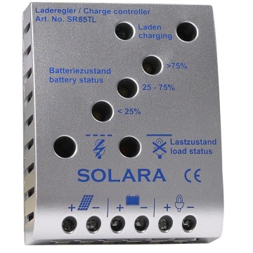 Régulateur système solaire pour 1 circuit, 12/24V, charge max.5A - 360WH/D