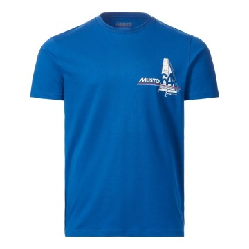 T-Shirt manches courtes bleu, Musto Corsica