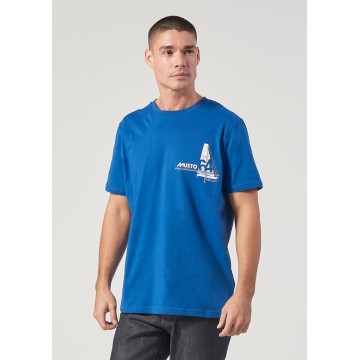T-Shirt manches courtes bleu, Musto Corsica