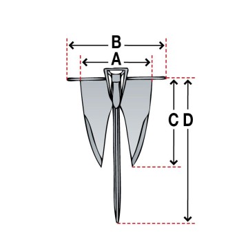 Ancre Foblight Alu 2kg