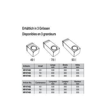 Réservoirs universels Diablo Nuova Rade (plusieurs tailles)