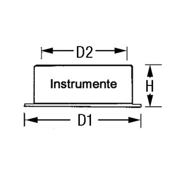 Barometer Mini Ocean Schatz, aufklappbares Gehäuse aus poliertem Messing Ø78x48xØ107