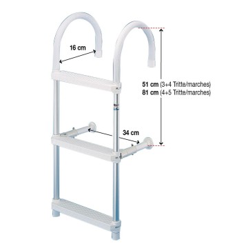 Echelle arceaux tournants Ø18cm