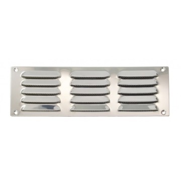 Grille d\'aération inox 76x229 mm