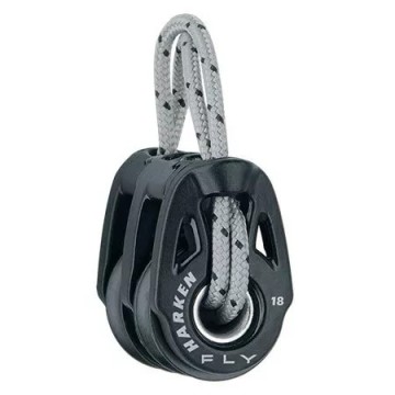 Harken Carbo T2 Block mit Lashing, Double Fly 18 mm