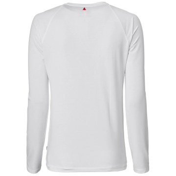 T-shirt femme manches longues, Evo Sunblock Musto, Blanc