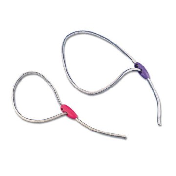 Sandow avec fixation olive rose Ø5mm 55cm (x4)