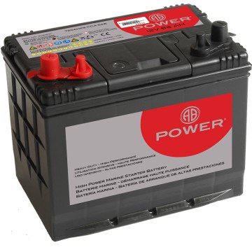 AB Power 86A Marine-Batterie für Motorstarthilfe und Dienstfahrten