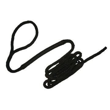 Schwarze Polyester-Schlinge zum Festmachen Ø18mm pro 6m mit integriertem Stoßdämpfer