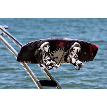 Monster Tower Wakeboard Rack Silver