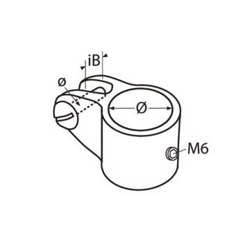 Articulation inox pour bimini