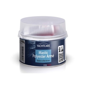 Mastic polyester renforcé avec fibre de verre 400g