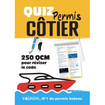 Quiz permis côtier - 250 QCM pour réviser le code, Vagnon