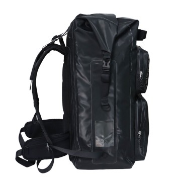Zulupack NOMAD 60 Wasserdichter Rucksack Schwarz 60L