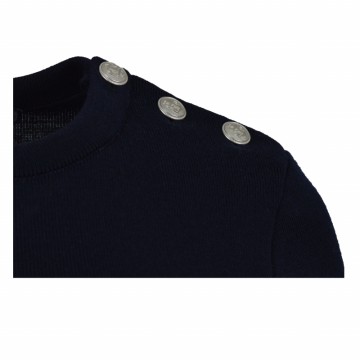 Pull Marin Uni Marée U navy