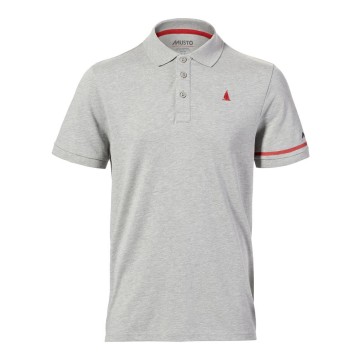 Polo pique cotton gris manches courtes Musto