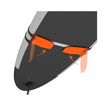 EZYWING KIT Abnehmbare Flossen, um Wing auf einem SUP zu machen