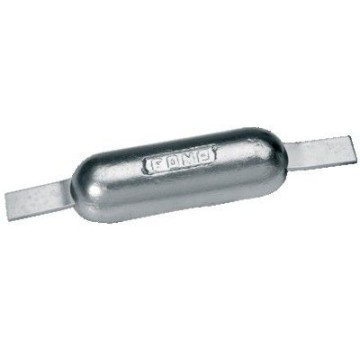 Anode demi-oeuf magnésium