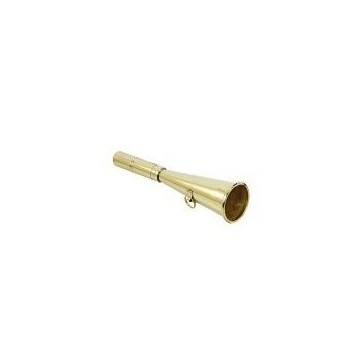 Signalhorn aus Messing poliert mit Kette