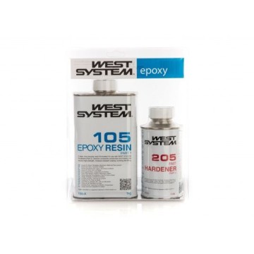 Résine Epoxy+durcisseur West System Fast 1kg