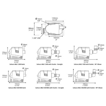 Auto-Lenzpumpe 12V Sahara MK2 Attwood