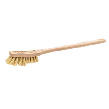 Brosse à manche long pour coins 45 cm
