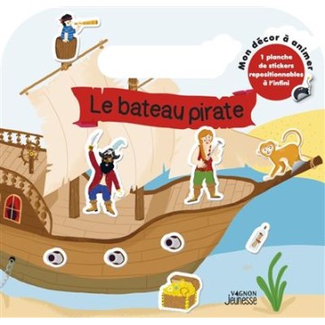 Le bateau pirate - Mon décor à animer