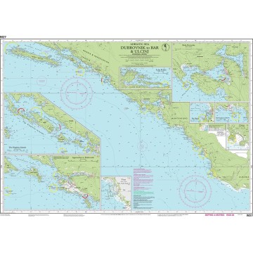 Carte Imray M27 Dubrovnik to Bar and Ulcinj