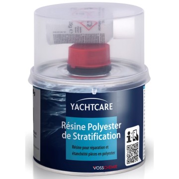 Résine polyester de stratification 1 kg + durcisseur