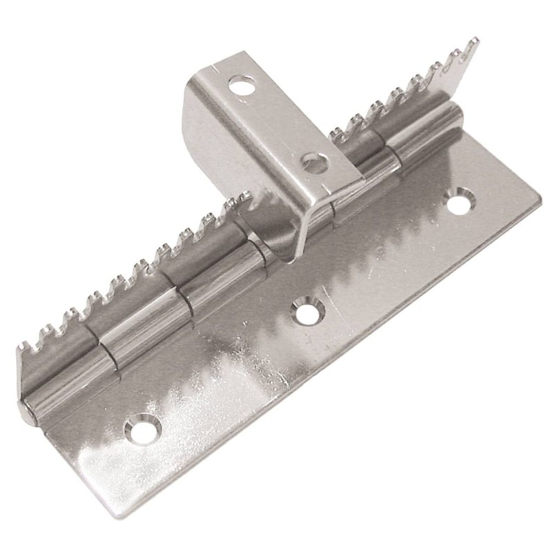 Verrou de barre pliable (peigne) inox 150x40+40mm Verrou de barre pliable (peigne) inox 150x40+40mm