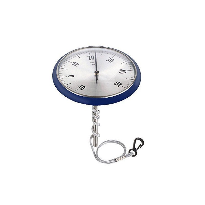 Thermomètre de piscine flottant inox Thermomètre de piscine flottant inox