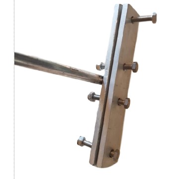 Fourche en aluminium pour support amarres
