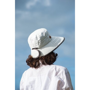 Casquette anti-UV femme \"Nantaise\" Blanc