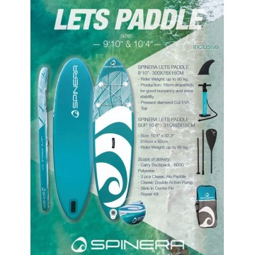 SUP Stand Up Paddle Spinera en location à la semaine