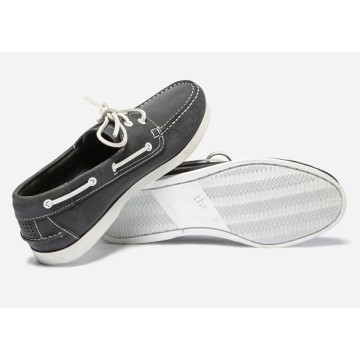 Chaussures bateau en cuir TBS Phenis Marine Blanc
