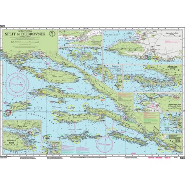 Imray Seekarten Split to Dubrovnik M26
