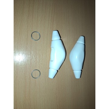 Embout de barre de flèche plastique 4.5mm