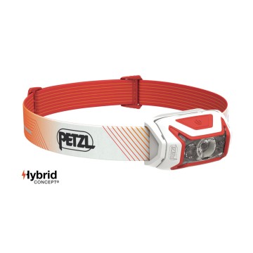 Lampe frontale rechargeable Petzl Actik Core (rouge), 600 Lumens