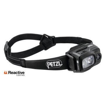 Petzl SWIFT RL, Kompakte, extrem leistungsstarke, aufladbare Stirnlampe, 1100 lumens