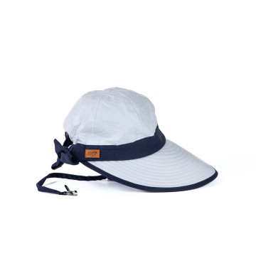 Casquette anti-UV femme \"Bauloise\" Blanc Taille unique réglable