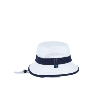 Bob anti-UV enfant \"Leonard\" Blanc Marine