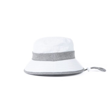 Bob anti-UV enfant "Leonard" Blanc Gris